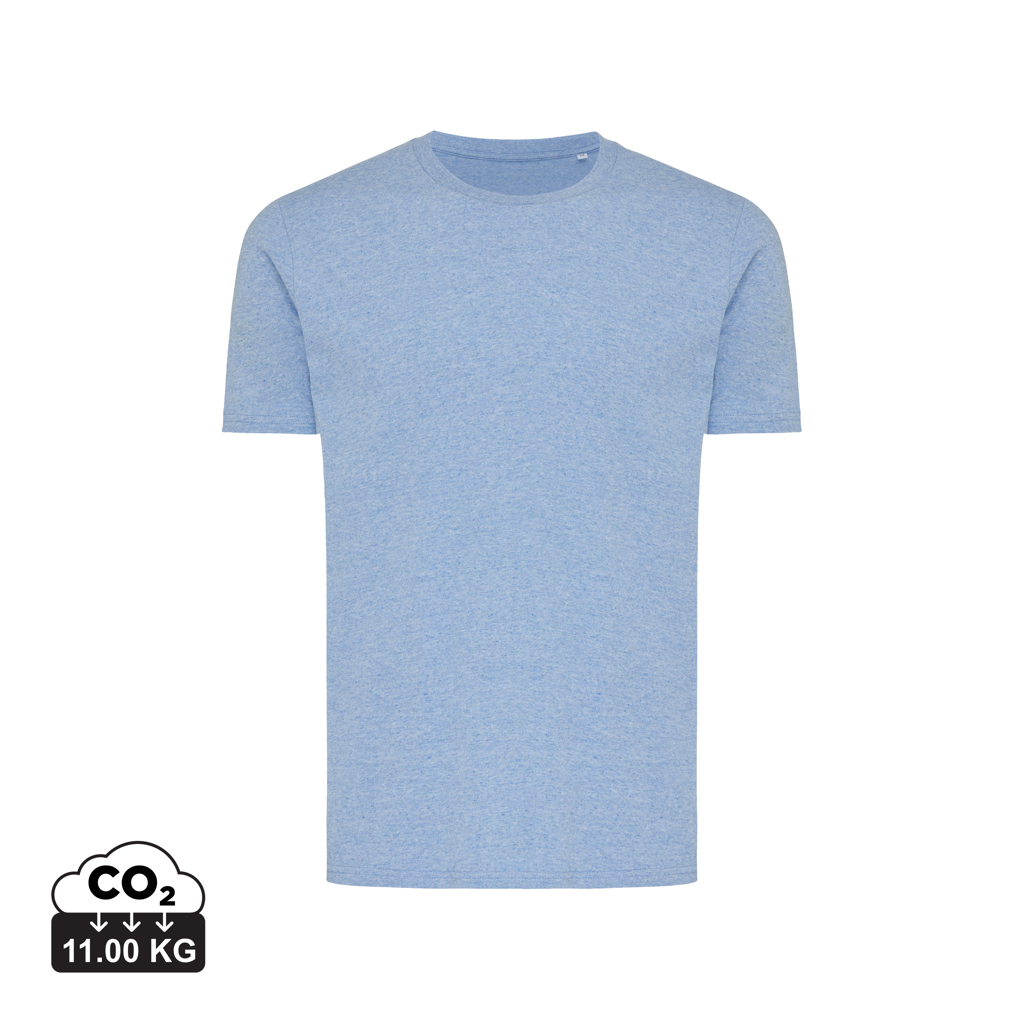 T-shirt personnalisable 180g unisexe Brett Iqoniq light heather blue